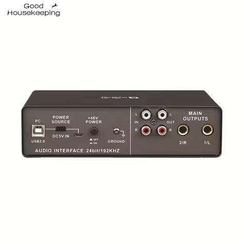 Q-24 Usb Audio Interface Guitar Pro Audio Equipment Computer Free Drive USB External Sound Card Prof