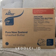 Anchor Unsalted Butter 25 Kg | Mentega Tawar Anchor Karton 25 Kg