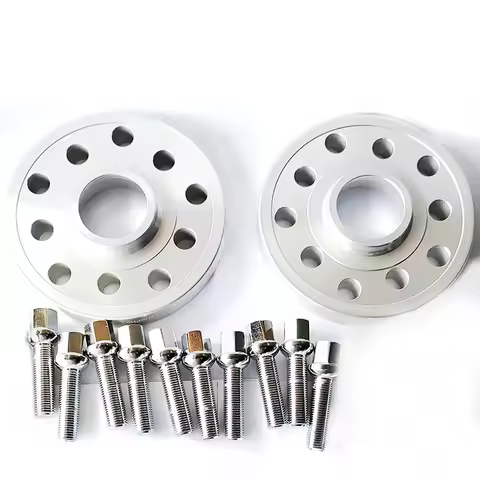 20mm 0.8 Inches 2PCS 5x100 5x112 Hub Centric Wheel Spacers For Audi-Volkswagen with Extended Lug Bol