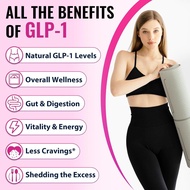 GLP-1, Suplemen GLP-1 untuk Wanita, GLP1 dengan Berberine & Probiotik Akkermansia, Formula Semula Ja