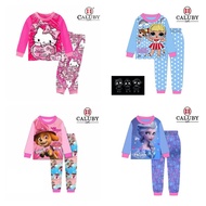 [SG SELLER] Caluby kids Cartoon Pyjamas girls sleepwear children paw patrol skye my little pony sofia lol dolls