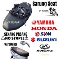 CT MOTOR Seat Sarung Motor / Ganti Seat Cover Kusyen TAK PAYAH STAPLE LC135 AVANTIZ SOLARIZ EGO Y15 