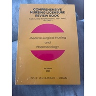 ♞Comprehensive Nursing Lincensure Review Book By Udan 2024