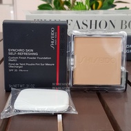 Shiseido Synchro Skin Self-Refreshing Custom Finish Powder Foundation 9g & Case แป้งผสมรองพื้น - ตลั