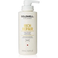 Japan Direct Shipping Goldwell ゴールドウェル Dual Senses Rich Repair 60Sec Treatment (Regeneration For Damaged Hair) 500