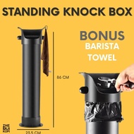 TY5 STANDING KNOCK BOX TUBE BIN COFFEE WADAH AMPAS KOPI BERDIRI FREE