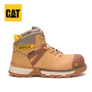 Caterpillar Classic หนังแท้รองเท้าหัวเหล็ก CAT รองเท้าบู๊ตสูงเดิมรองเท้าปีนเขารองเท้าบู๊ตความปลอดภัย