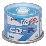 RIDATA光碟片 52X CD-R/50片桶裝 RICDR50B