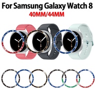 For Samsung Galaxy Watch 8 40mm 44mm Bezel Ring Styling Frame Case Cover Protection Stainless Steel 