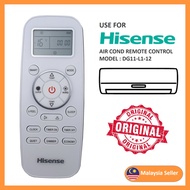 Hisense 100% Origina DG11L1-12 Air Cond Aircond Air Conditioner Remote Control