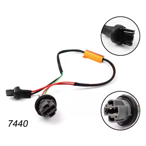 1pcs 50W 6/8ohm P21W BA15S PY21W BAU15S P21/5W W21W W21/5W LED Bulb Load Resistance Canbus Decoder A