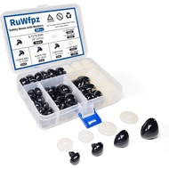 RuWfpz Safety Noses for Crochet Animals Amigurumi 15-30mm - 4 Sizes Stuffed Animal Noses with Washer