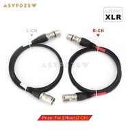 1 Pair L2E5AT XLR Audio Signal Cable MIC OD 6Mm 3-PIN Shielded Balance Cable 1M/1.5M/2M cccr