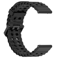 22mm Silicone Watch Strap For NORTH EDGE APACHE-46 Breathable Watchband For NORTH EDGE APACHE-46 Acc