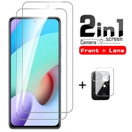 2-in-1 Tempered Glass For Xiaomi Mi 13 12T 11T 11 Lite 5G NE 11i 11X 10s 10 10T Pro Screen and Camera Lens Protector Film