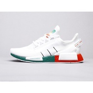 In stock ad NMD R1 V2 “Mexico City” white/black-bold green sport running shoes men woman casual sneakers shoes EVTQ