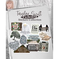 [MIN BUY 3 PCS] Taylor Swift Sticker Folklore lyrics glitter