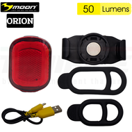 ไฟหน้า ไฟท้ายจักรยาน MOON ORION-R ORION-W ไฟสีแดง สีขาว ชาร์จ USB