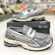 รุ่นNB 1906L รองเท้าผ้าใบแบบสวม สไตล์เกาหลี น่ารักมาก Sz.36-45 Eu พร้อมกล่อง สีเงิน สุดคลาสสิค V74A1