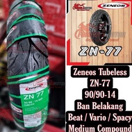 90/90-14 Ban Zeneos ZN77 ZN-77 Tubeless - Ban Belakang Beat / Vario /