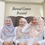 BAWAL COTTON FABULOUS PRINTED MUDAH BENTUK IRONLESS