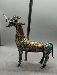 高古青銅器錯金銀瑞獸 貴重物品 喜詢價