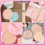 24h Shipping Lameila Pressed Powder Waterproof Lasting Face Makeup Cosmetics Matte Oil Control Setti