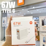 100% Original XIAOMI 67W Fast Charging Type C Charger