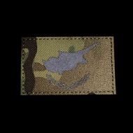 Preferred Reflective Cyprus Cyprus Laser Cutting Infrared Reflective Flag Velcro Patch