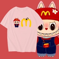 💥 HOT ใหม่ (พร้อมส่ง)เสื้อลาบูบู้ Labubu Pop Mart T-shirt NO.8 ผ้าCotton เสื้อยืดเด็ก