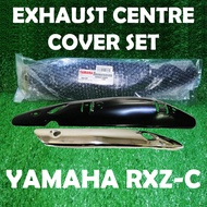 APIDO Exhaust Ekzos Cover Set Black+Chrome Yamaha RXZ