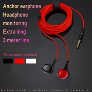 3m tambahan wayar panjang Headphone Super Bass Headset berwayar dalam telinga Earphone Stereo Earbud