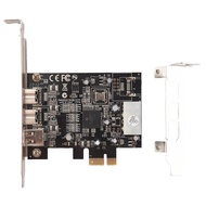 [ Store] ExclusiveSY-PEX30016 3 Port IEEE 1394 Firewire 1394B &amp 1394A PCIe 1.1 X1 Card TI XIO2213