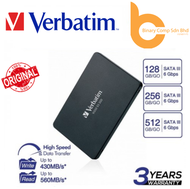 Verbatim 2.5" Sata III Internal SSD Storage 128GB / 256GB / 512GB