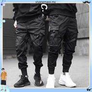 Sweatpants men's overalls hip hop hip-hop multi-pocket pants