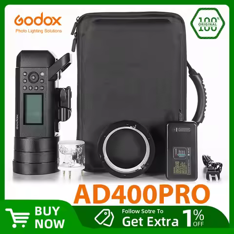 Godox 400W AD400 Pro WITSTRO All-in-One Outdoor Flash AD400Pro Li-on Battery TTL HSS with Built-in 2