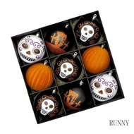 RUNNY Halloween Entryway Trim Set with 9  Plastic Bauble Mix Use