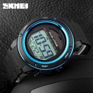 SKMEI Jam Tangan Pria Anti Air Sport LED Digital Solar Power Tali Karet Silikon Men Watch Keren
