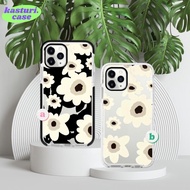 WHITE FLOWER CASE THICK CASE FOR IPHONE 13 PRO MAX UNTIL 6/7/8
