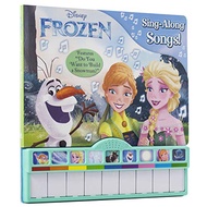 Disney Frozen Elsa, Anna, Olaf, and More! - Sing-Along Songs! Piano Songbook with Built-In Keyboard 