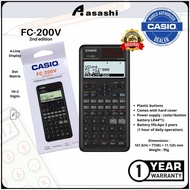 🔥READY STOCK🔥 Casio FC-200V2 2nd edition / FC-200V Financial Calculator with 2 way power Original 10