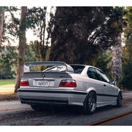 For BMW E36 M3 spoiler 1990-2000 BMW M3 series GT Style spoiler E36 Series 3 coupe ABS plastic unpai