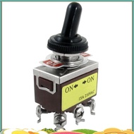 AC 250V 15A on/on 2 Position DPDT Toggle Switch with Waterproof Boot