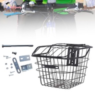 [Whweight] Bike Storage Basket with Cover Cargo Container Generic for Folding Bikes