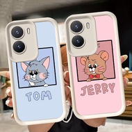 Soft Casing for VIVO Y16 Y75 Y15a Y22 Y22s Y35 Y56 Y15s Y01 Y01A IQOO Z9X Y55 Z9 5G 13 Z10 T4 White 