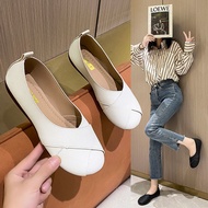 Pointed Flat Shoes  New All-match Plus Size Boat Shoes Wedding Shoes soft-soled Shoes Rhinestone Pansy Shoes