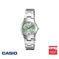 CASIO นาฬิกาข้อมือ CASIO รุ่น LTP-1241D-3ADF วัสดุสเตนเลสสตีล สีเขียว