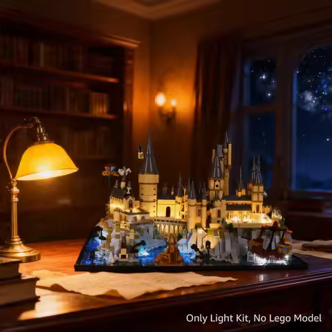 Kyglaring LED Light Kit suitable for Lego 76419 Harry Potter Hogwarts Building Blocks Decorative Lam