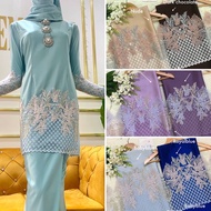 ‼️SET KAIN PASANG LACE‼️READYSTOK BORDERLACE LACEMEWAH KAIN KOSONG BAJU KURUNG MODEN LACE SULAM TING