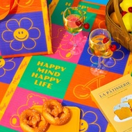 Wiggle Wiggle Two Way Picnic Mat, Happy Mind